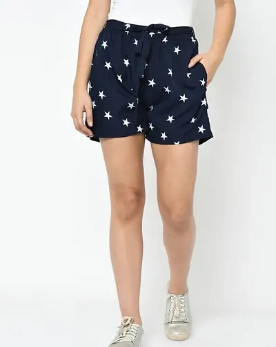 Trendy Printed Shorts Combo of 2