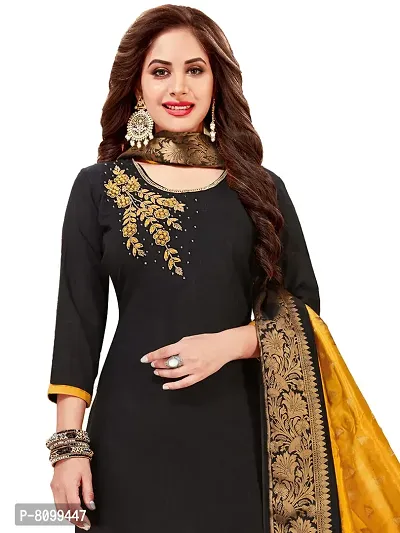 Buy Satin Georgette Black Salwar Suit (NWS-6857) Online