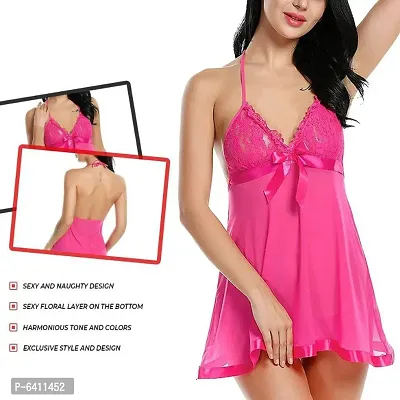 Buy Women Babydoll Nightwear Lingerie With Panty Woman Sexy Dress