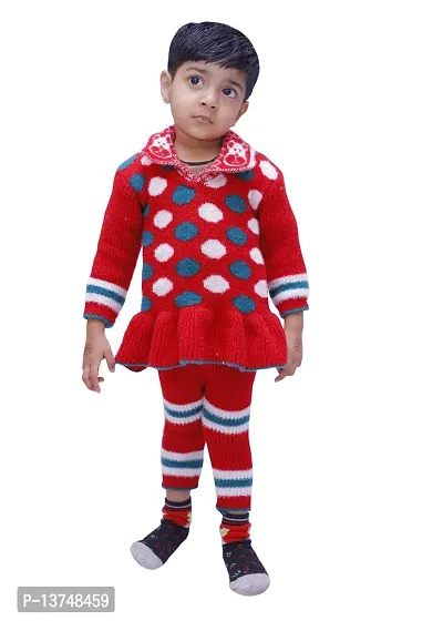 Baby Girl Party Wear Woolen Suit, Full Sleeves, Size: 20 at Rs 260/set in  Ludhiana