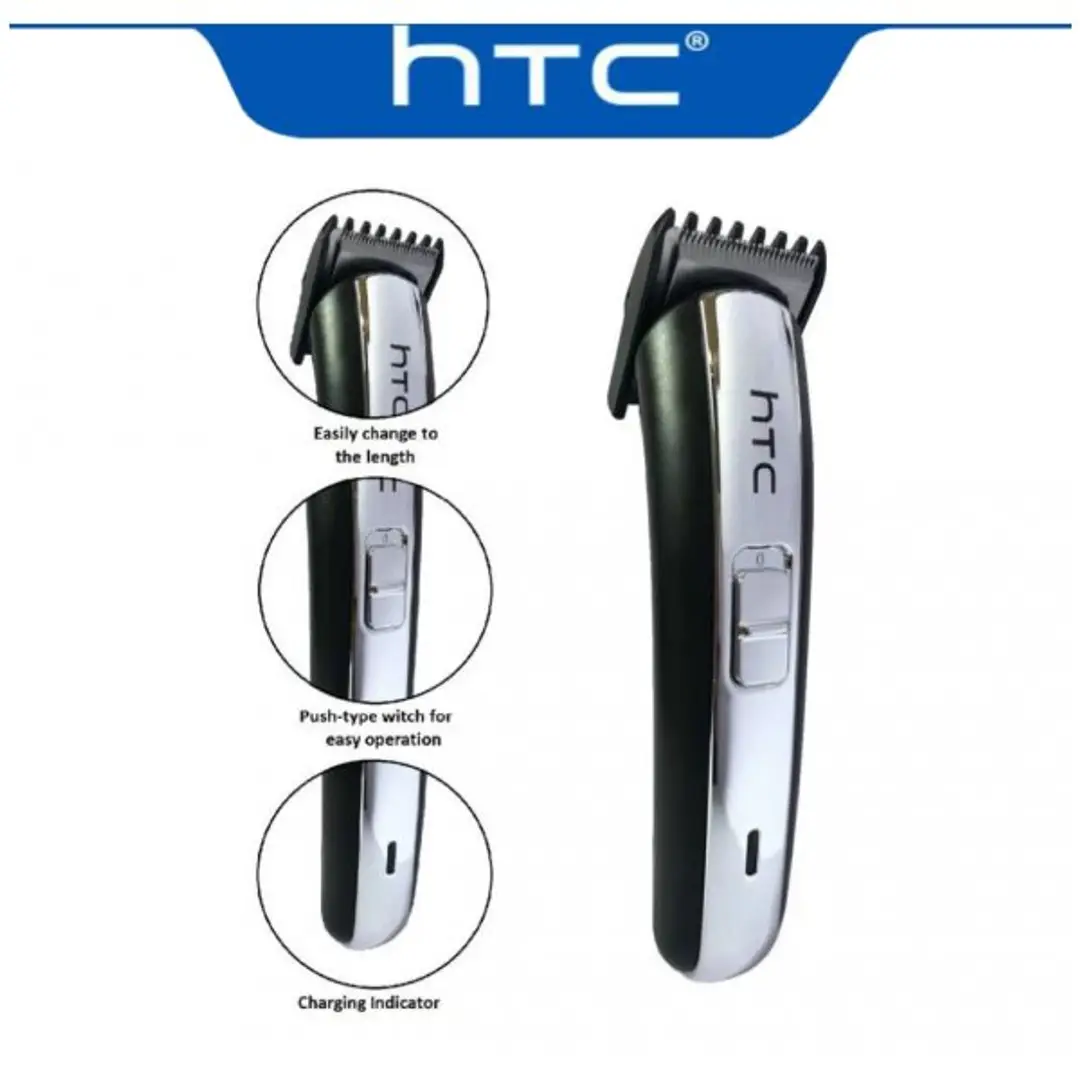 HTC AT-1102 Silver Rechargeable Hair Trimmer