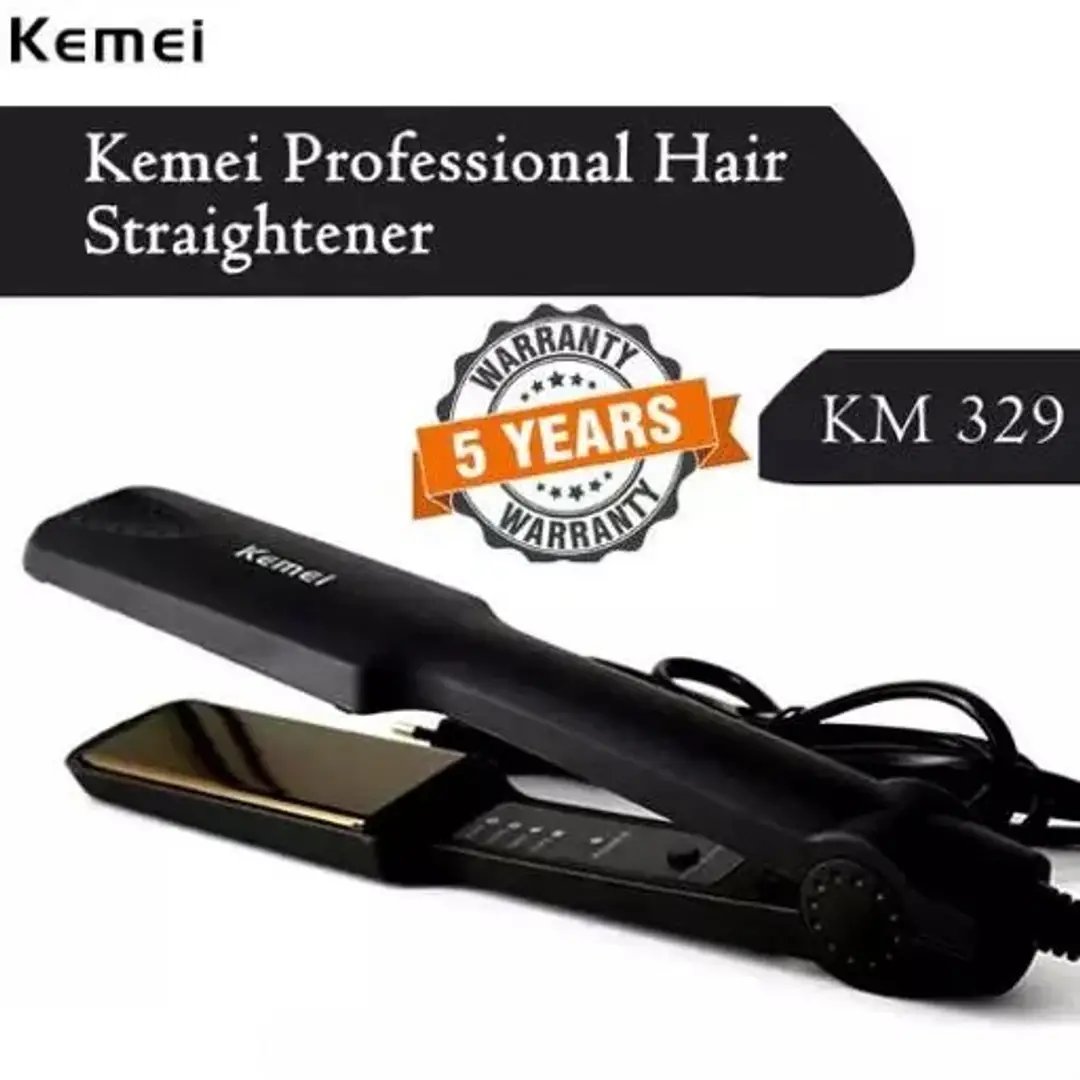 Kemei Original KM 329 Hair Straightener Multicolor aal Sidha To Wali Machine hair straightening machine