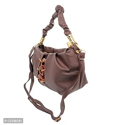 New Trendy Brown Leather Tote Bag Women's Fashion Handheld Handbag Big  Capacity Bucket Bag Shoulder Underarm Bag Lady Purse - AliExpress