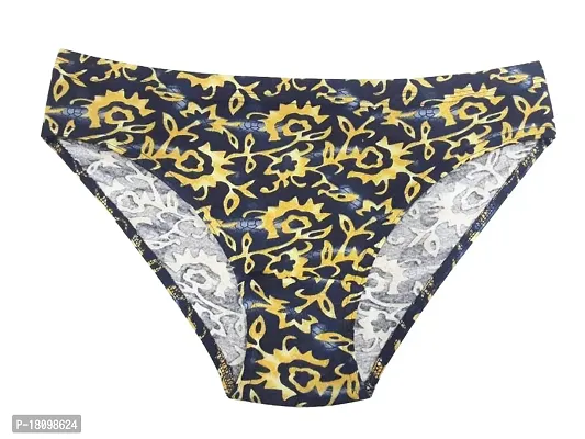 Womens Panties Innerwear High Waist Full Coverage Panty Ladies Plain Cotton  Briefs Underwear Multicolor Pack of