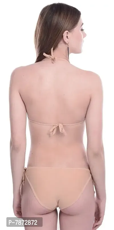 Buy StyFun#174; Satin Nylon Lycra Spandex Bikini Set for Women for