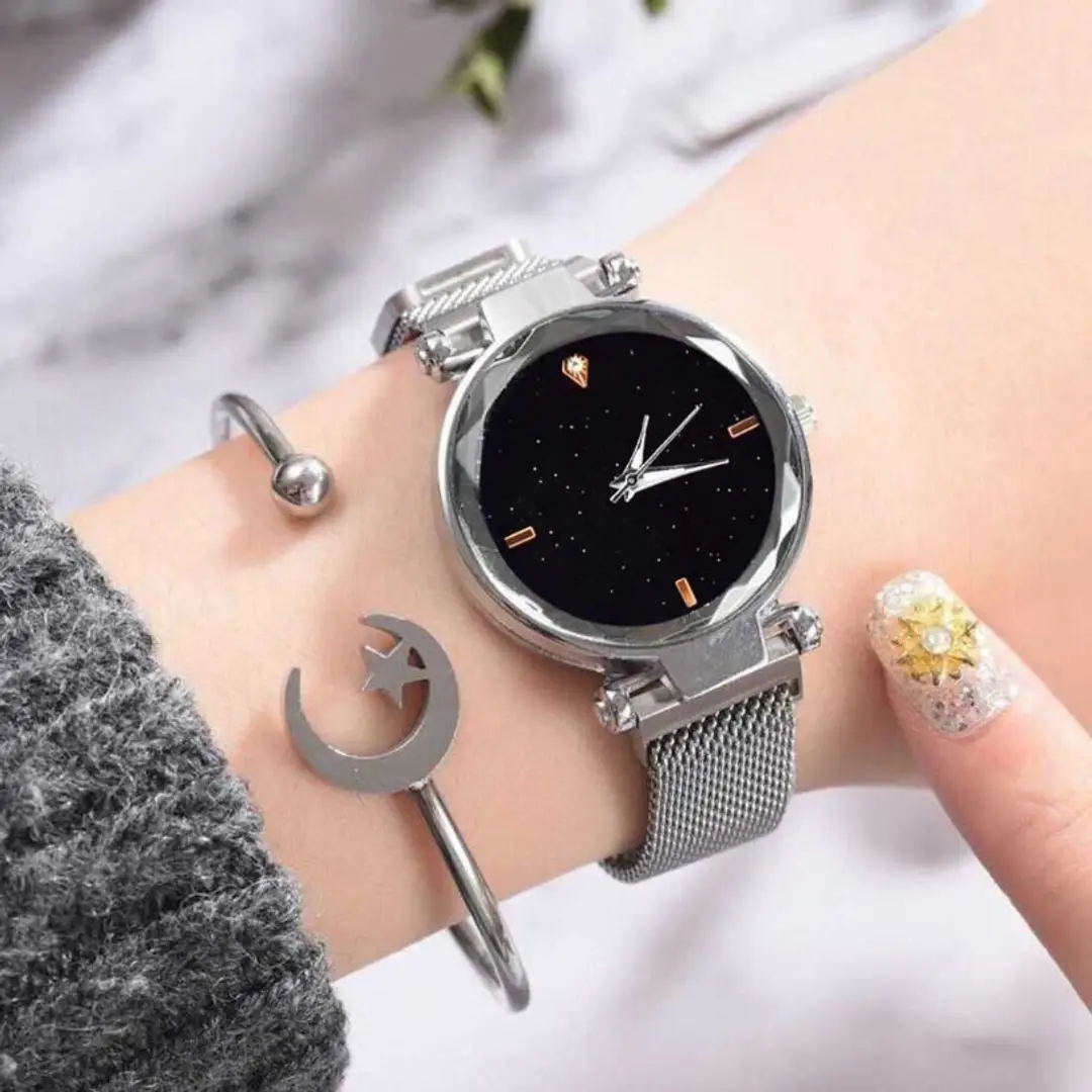 Magnetic strap watch for ladies shop
