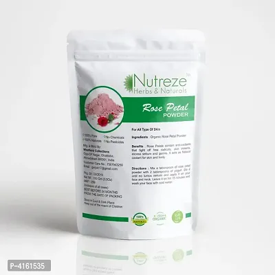 Nutreze Herbs & Naturals Rose Petal Powder Organic for Skin Whitening, Face Pack - 100 gm-thumb2