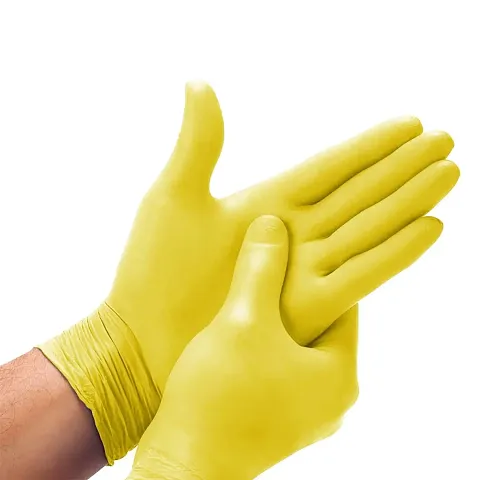 iLife Chemical Resistant Latex Rubber Gloves,Heavy Duty Work Industrial Glove for Lab, Safety  C