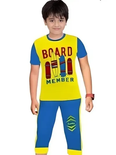 Boys T-Shirts with Capris 