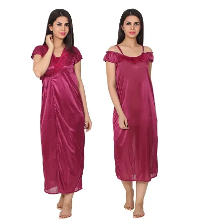 Satin Nighty Night Gowns Satin Nighty Night Gowns