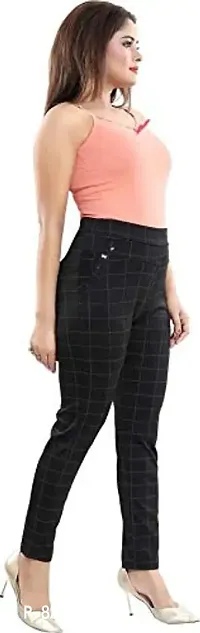 Fit Check Black and White Gingham High Waisted Trouser Pants