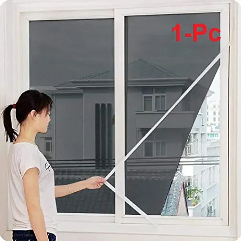 Buy Zimble (36x36 inch)-3x3 Ft (Pack 1), Colour White, Pre-Stitched, Windows  Mosquito Net, Insect Net adhesive with Hook and Loop for Window  Frame,Wooden Frame