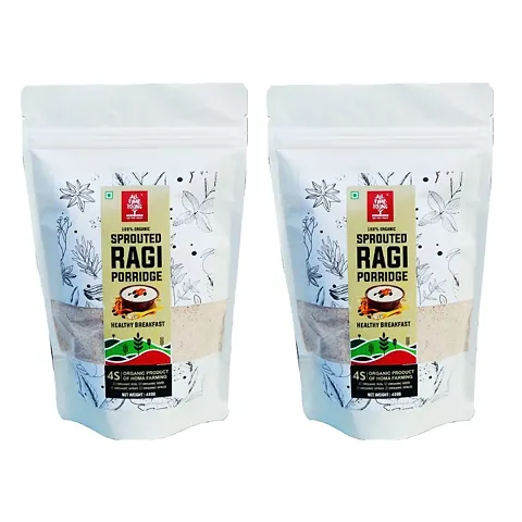 ALL TIME YOUNG ORGANIC SPROUTED RAGI SATTU PORRIDGE (PACK OF 2)