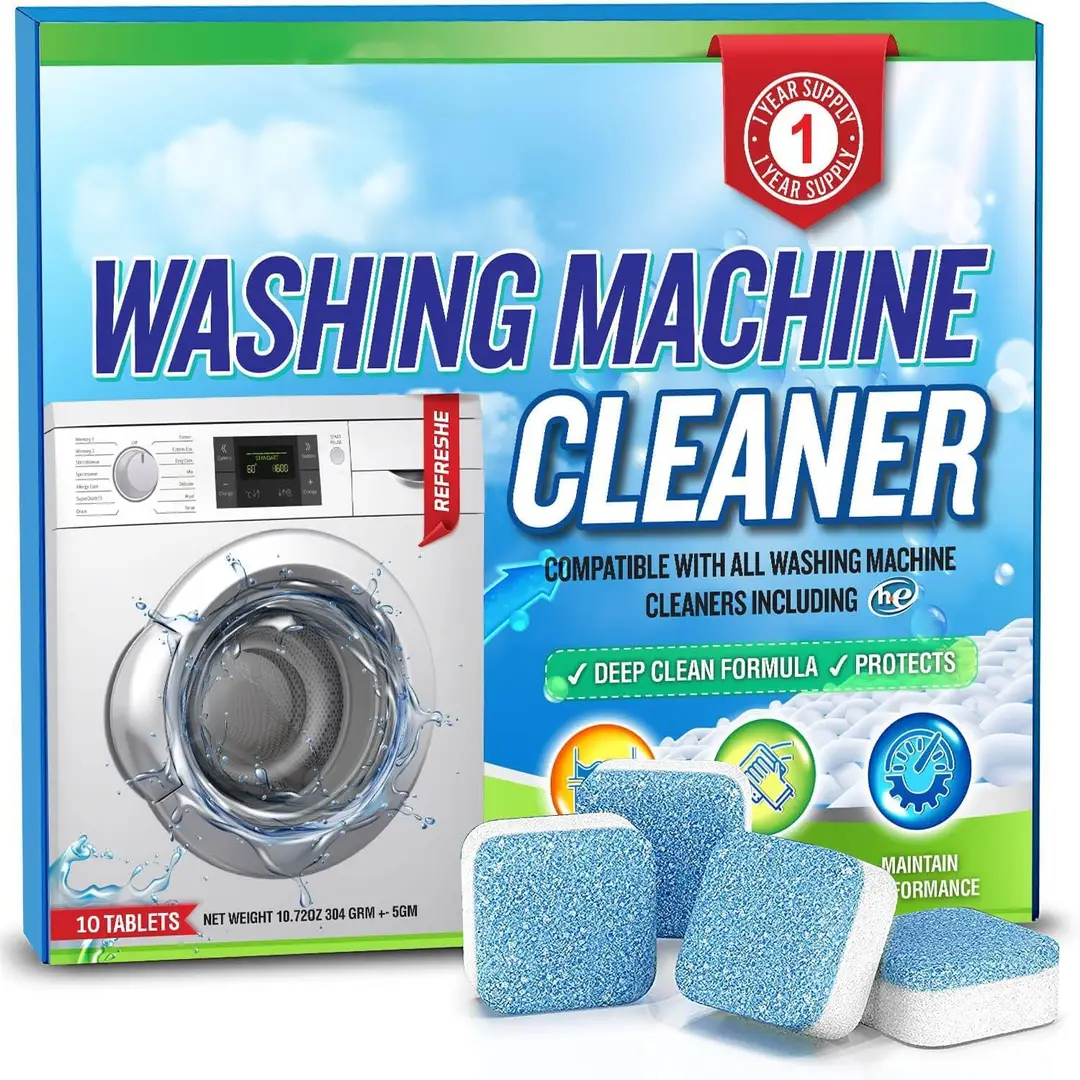 Buy Active Washing Machine Cleaner Descaler 10 Pack - Deep Cleaning ...