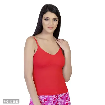Buy Envie Women's Molded Cotton Camisole Girls Sweetheart Neck Slip with  Adjustable Strap/Ladies Stylish Casual Cami Tank Top. Online In India At  Discounted Prices
