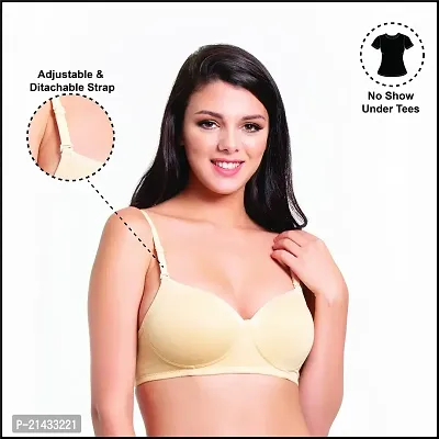 Buy Envie Women's Padded Cotton Bra_ladies Non-wired T-shirt Bragirls Inner  Wear Casual Use Everyday Padded Bra Online In India At Discounted Prices