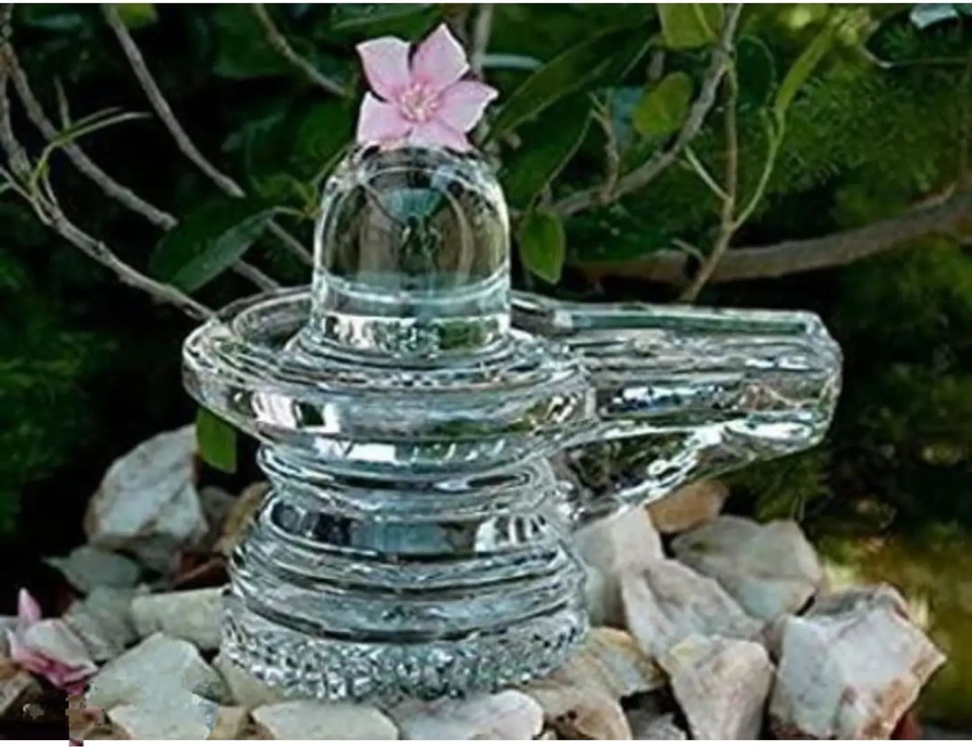 Buy Shiv Crystal Shivling Glass Shivling Sphatik Shivling Pure Sphatik ...