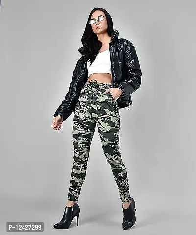 Army Print lower For Girls and Women Stretchable
