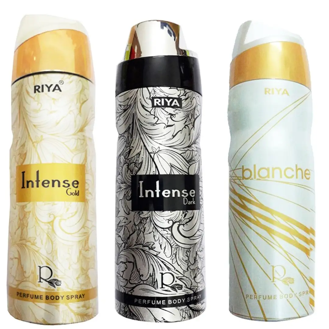 1 RIYA INTENSE DARK BODY SPRAY 200 ML 1 RIYA INTENSE GOLD