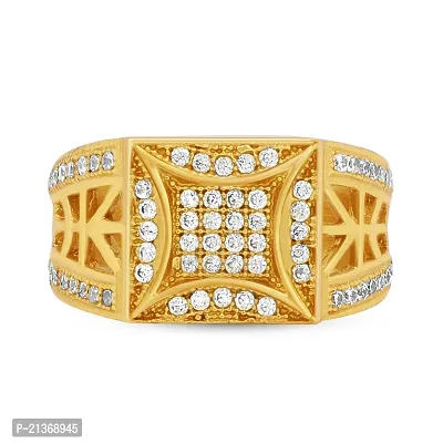 Buy Spangel Fashion American Diamond Stylish Design Gold Plated