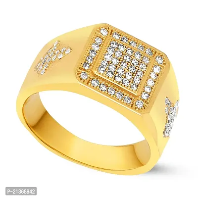 22K Gold Teenage Boys Ring - RiLg20411 - 22K Gold ring is designed for  teenage boys with machine cuts which adds shine to it.