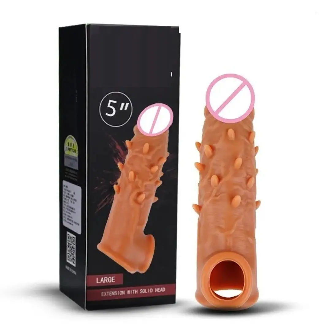 6 INCH JCB CONDOM CRYSTAL CONDOM DRAGON CONDOM SILICON CONDOM