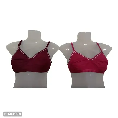 Buy Printed Cotton Shilpa Brand Bra Pack of 2 Red White Online In India At  Discounted Prices