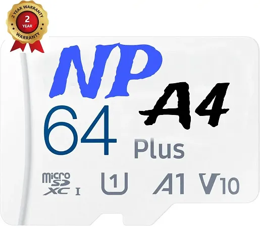NP 64 GB MicroSD Class 10 130 MB/s Memory Card  (With Adapter)
