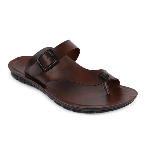 Men's Stylish and Trendy Solid Synthetic Casual Comfort Sandals