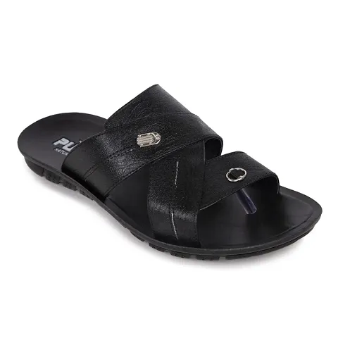 Men's Stylish Solid Synthetic Casual Comfort Sandals