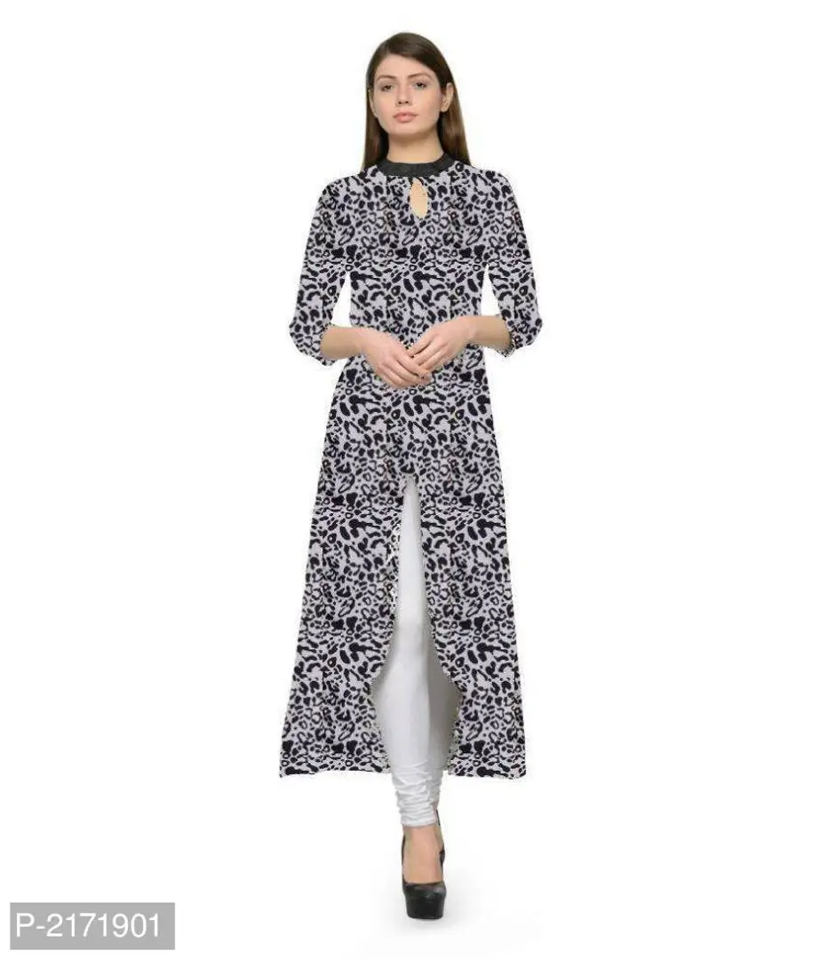 tiger print kurti designs