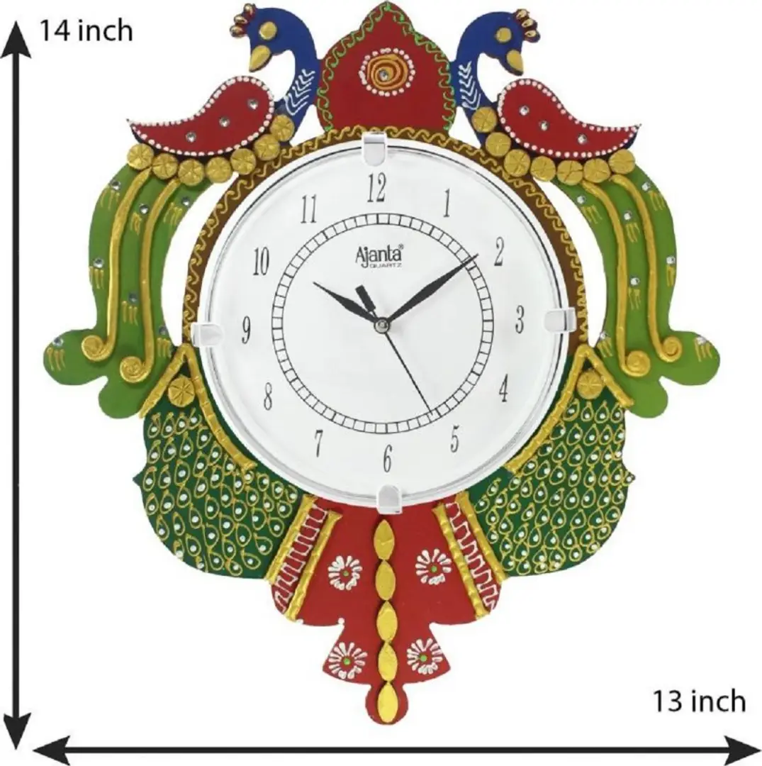Wooden Analog Ajanta Wall Clock