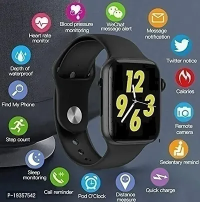 Buy T500 Black Smart Watch For Men Women and Kids with Calling