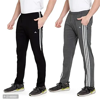 Buy Jockey Men Grey Solid Slim fit Track pants Online at Low Prices in  India 
