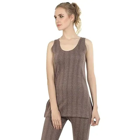 Buy Blush n Bloom Thermal Wear for Women/Ladies Winter Thermal top  Sleeveless/Spaghetti/Camisole (Pack of 2) (XX-Large, Grey-Blue) at