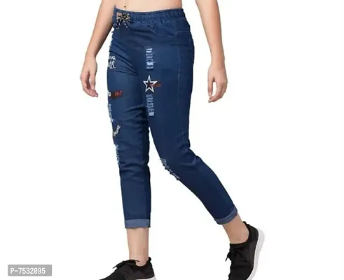 Buy Trendy Latest 6 Pocket Blue Denim Joggers Cargo Jeans Pants For Girls  Women (combo Of 2) Online In India At Discounted Prices