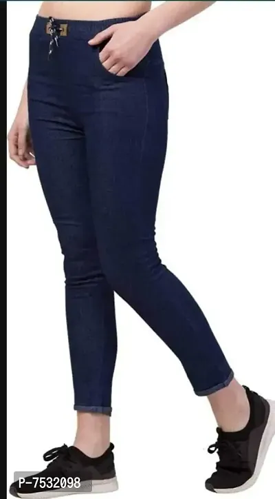 Buy Trendy Latest 6 Pocket Blue Denim Joggers Cargo Jeans Pants For Girls  Women (combo Of 2) Online In India At Discounted Prices
