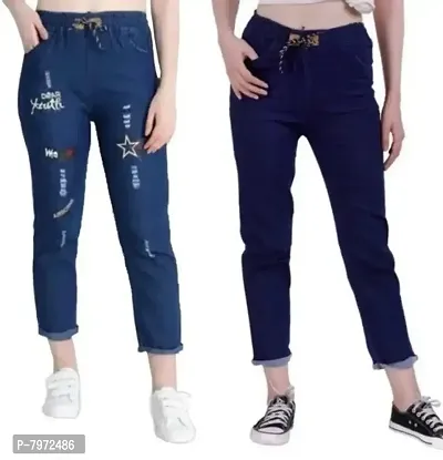 Trends Fashion Women Denim Joggers Jeans, Western Wear, Jeans & Jeggings  Free Delivery India.