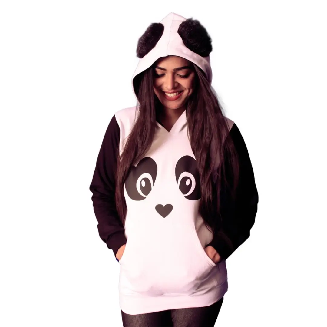 Panda hoodie 2024 for girl