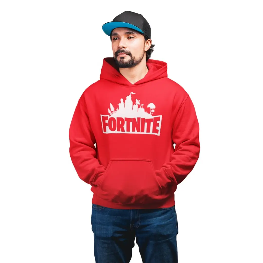 red fortnite hoodie