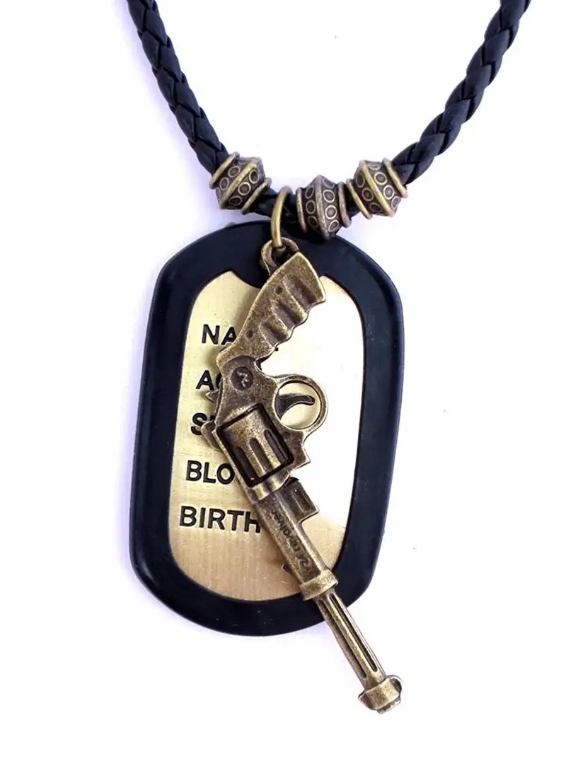 Men Stainless Steel Dog Tag Necklace Military Pendant - China Dog Tag and Dog  Tag Necklace price | Made-in-China.com