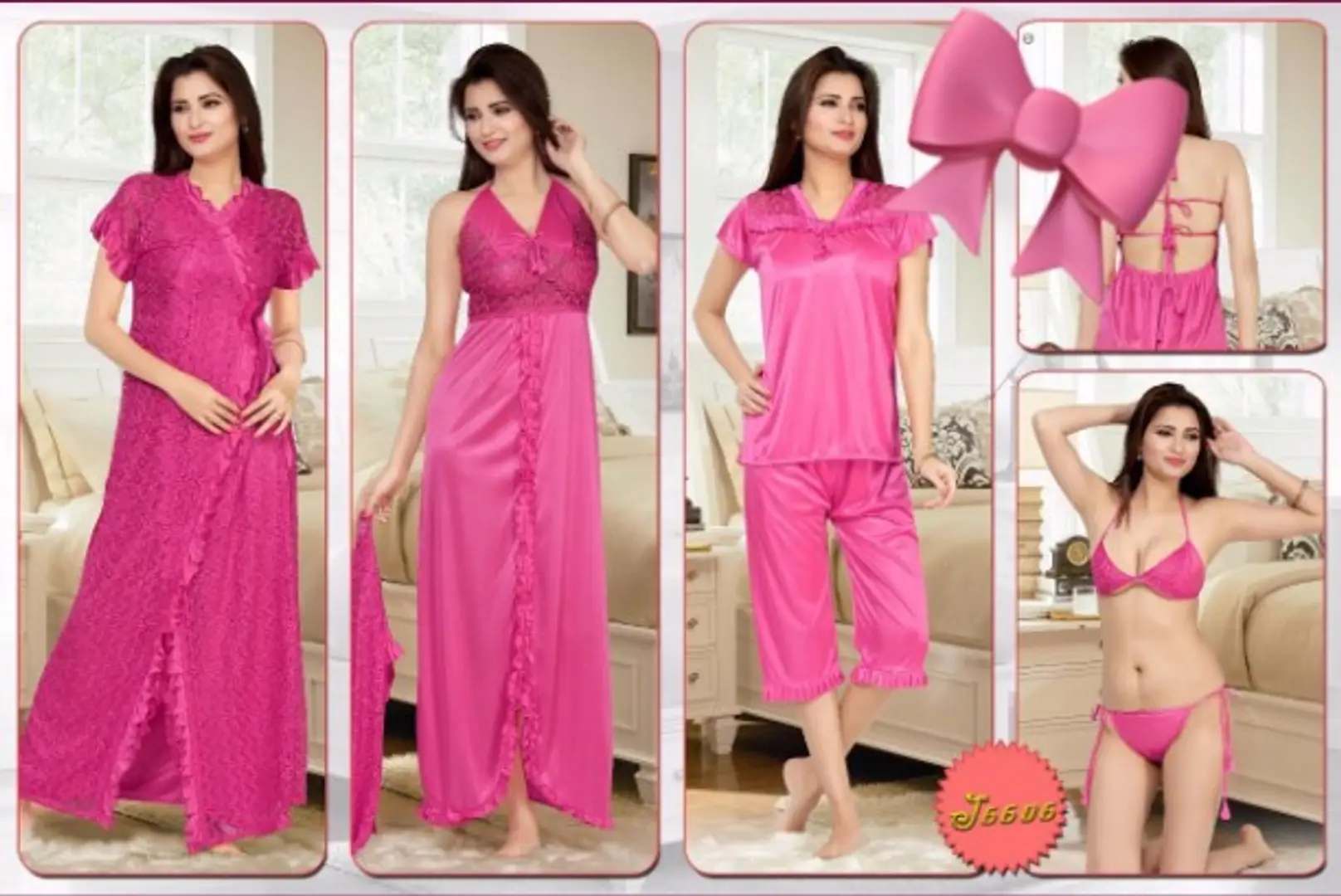 Firozi solid colour Net night dress for honeymoon/anniversary gift/night  dress/Net nighty with robe