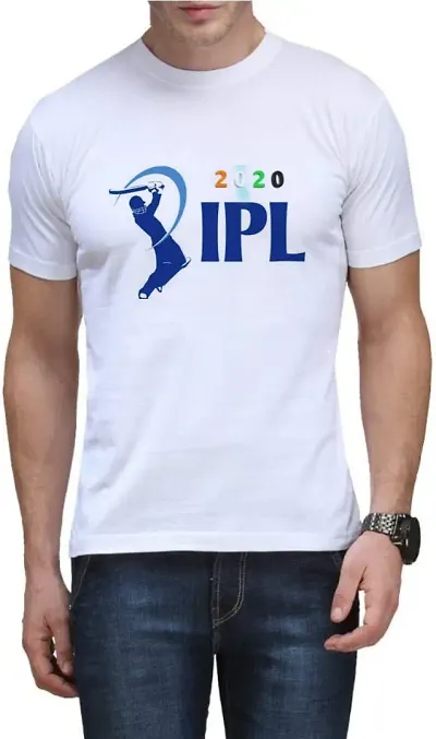 IPL Printed Cotton Round Neck T Shirt