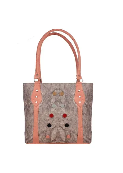 RITUPAL COLLECTION – Women's Handbag ( Cream – Pink ) – Ritupal Collection