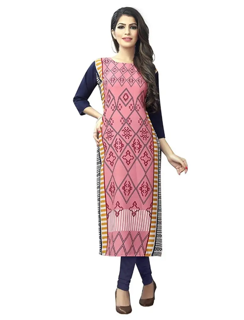 soft american crepe kurtis