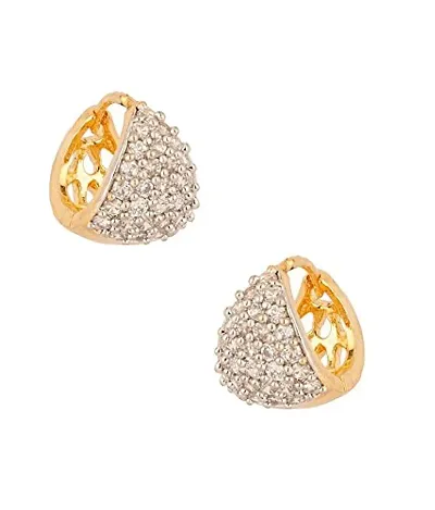 American diamond hoop deals earrings