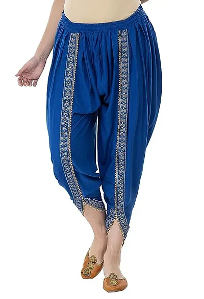Buy Faunashaw Women Stylish Dhoti Pants Salwar Bottom Wear For  Girls/Womens/Ladies Pack Of 2 {Multicolor} Online In India At Discounted  Prices