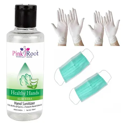 Hand Sanitizer Disinfectant Moisturizer Gel With Natural Essential