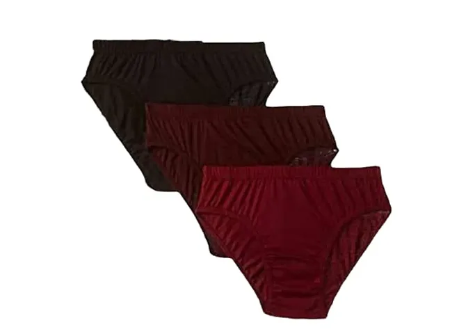 Buy Yasiq Women's Cotton Panties (Set of 12, Multi-Coloured, Size