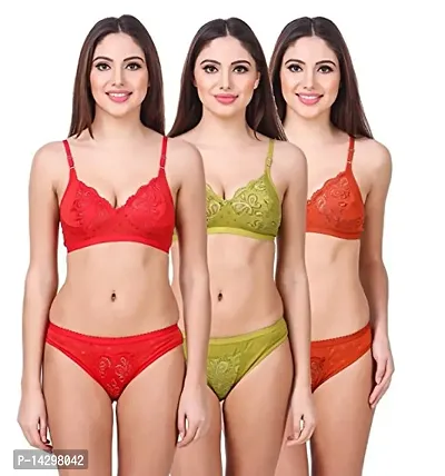 Buy In Beauty Cotton Bra Panty Set Size 36 Online In India At
